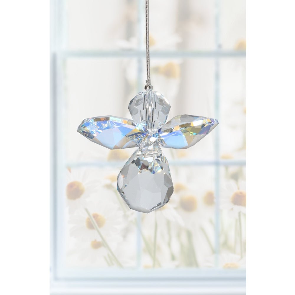 April Birthstone Crystal Guardian Angel - Aurora Borealis (Small) - Wild Things Crystal from thetraditionalgiftshop.pro