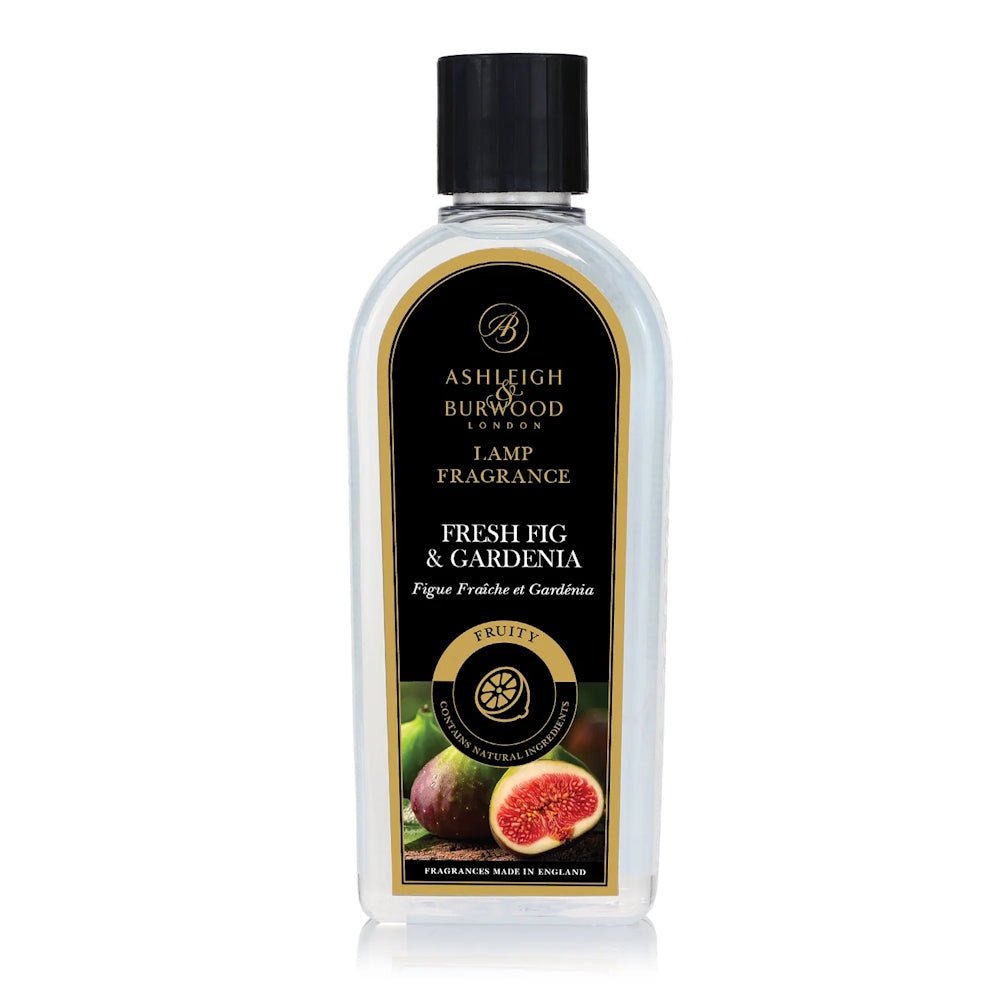 Ashleigh & Burwood Fresh Fig & Gardenia Fragrance Lamp Oil (500ml) - Ashleigh & Burwood Fragrance Lamps from thetraditionalgiftshop.pro
