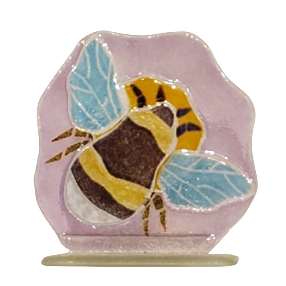 Bee Fused Glass Ornament - D&J Glassware Fused Glass from thetraditionalgiftshop.pro