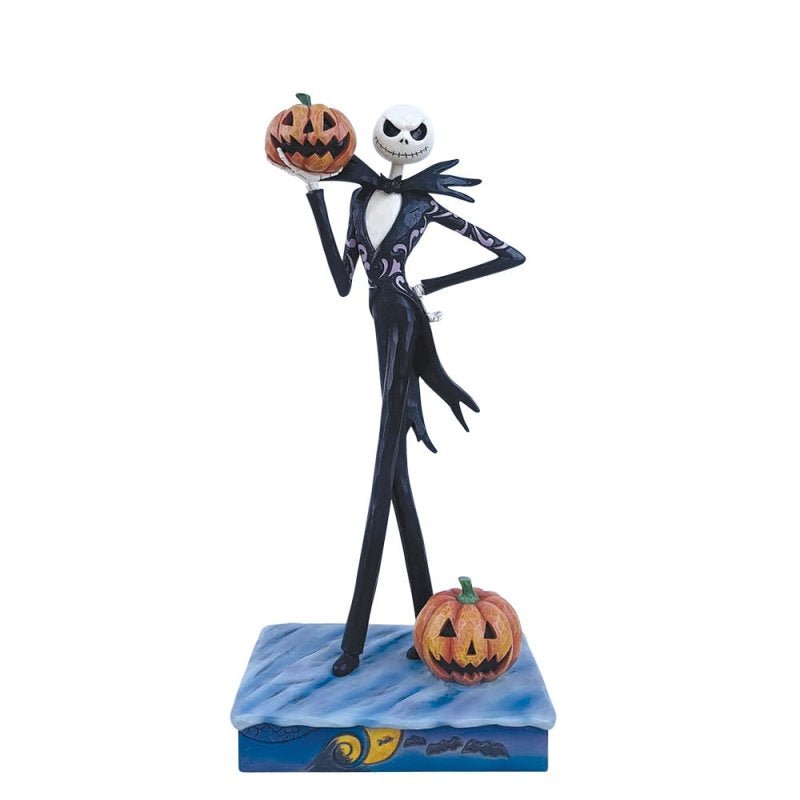 Frightful Fun (Jack Holding Pumpkin) - Disney Traditions from thetraditionalgiftshop.pro