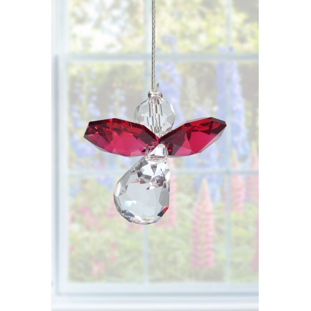 July Birthstone Crystal Guardian Angel - Ruby (Small) - Wild Things Crystal from thetraditionalgiftshop.pro
