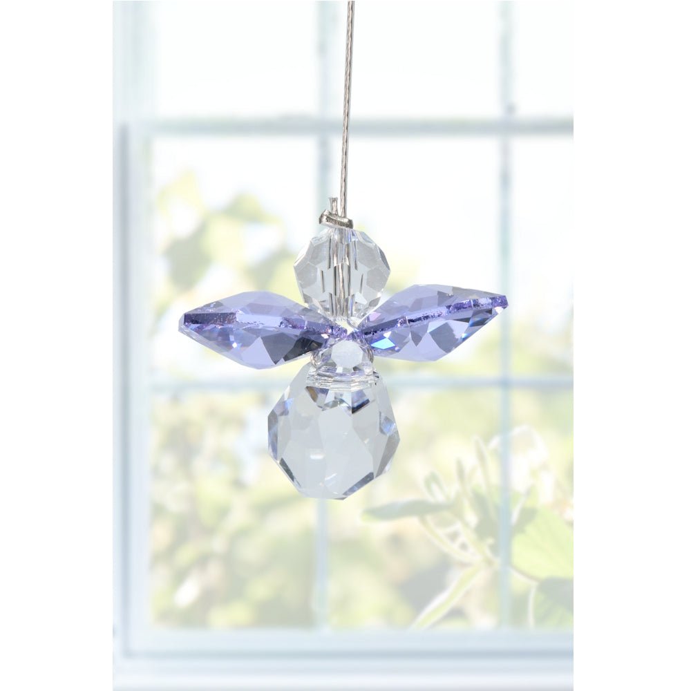June Birthstone Crystal Guardian Angel - Light Amethyst (Small) - Wild Things Crystal from thetraditionalgiftshop.pro
