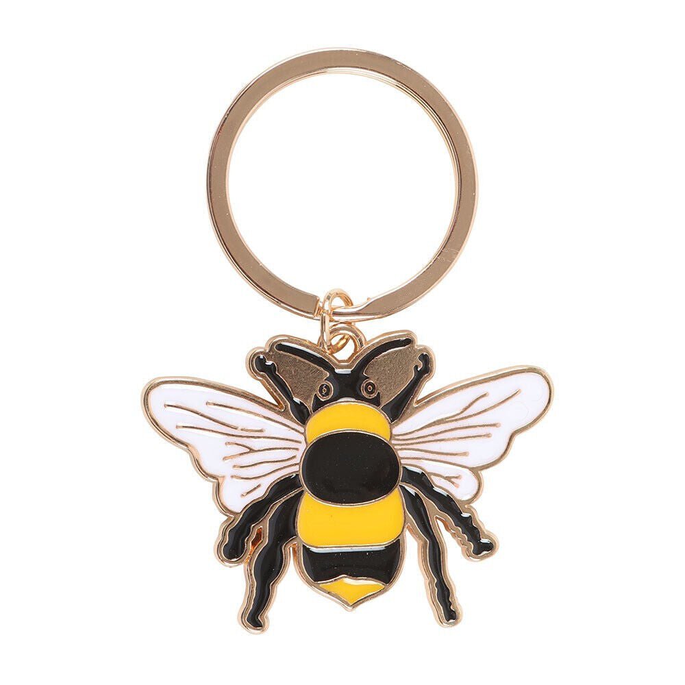 Queen Bee Enamel Keyring - Jones Home & Gift from thetraditionalgiftshop.pro