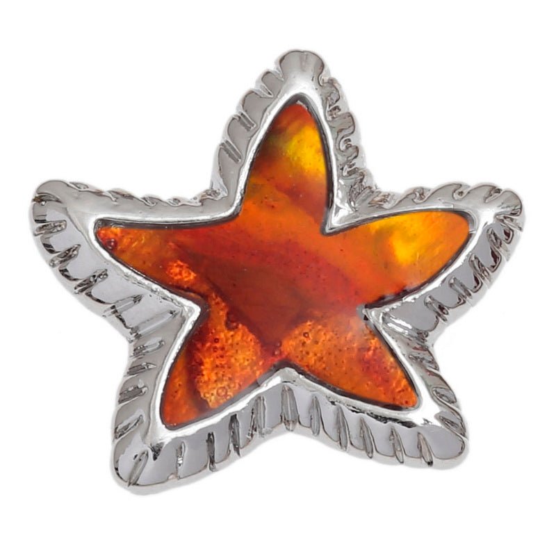Starfish Paua Shell Pin Badge - Tide Jewellery from thetraditionalgiftshop.pro