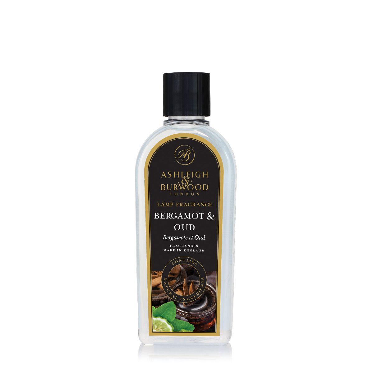Ashleigh & Burwood Bergamot & Oud Fragrance Lamp Oil (500ml) - Ashleigh & Burwood Fragrance Lamps from thetraditionalgiftshop.pro