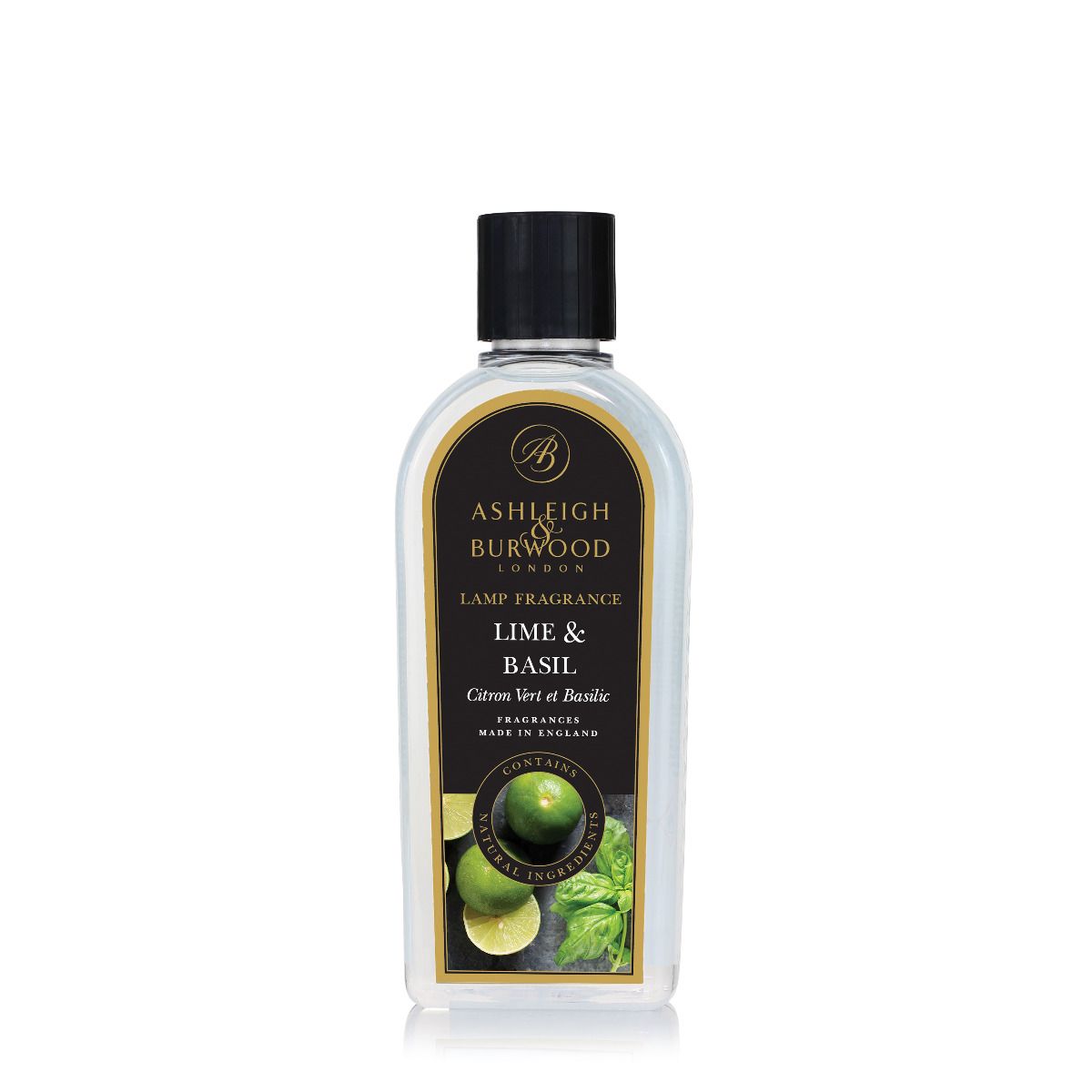 Ashleigh & Burwood Lime & Basil Fragrance Lamp Oil (500ml) - Ashleigh & Burwood Fragrance Lamps from thetraditionalgiftshop.pro