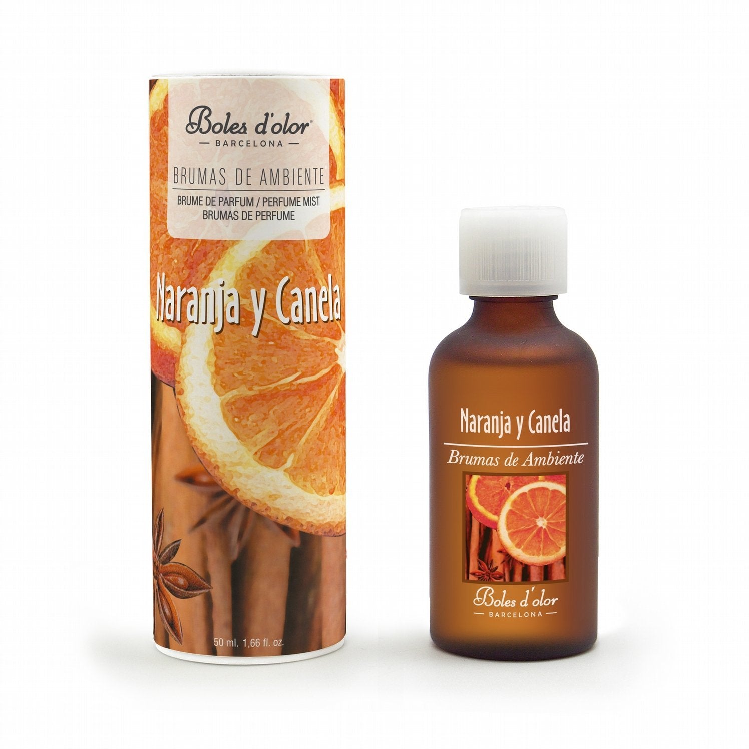Boles d'olor Orange & Cinnamon (Naranja y Canela) Brumas de Ambiente Essence (50ml) - Boles d'olor Fragrance Mist Oils & Mist Diffusers from thetraditionalgiftshop.pro