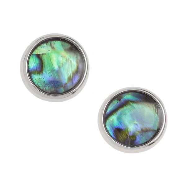 Circle Paua Shell Stud Earrings - Tide Jewellery from thetraditionalgiftshop.pro