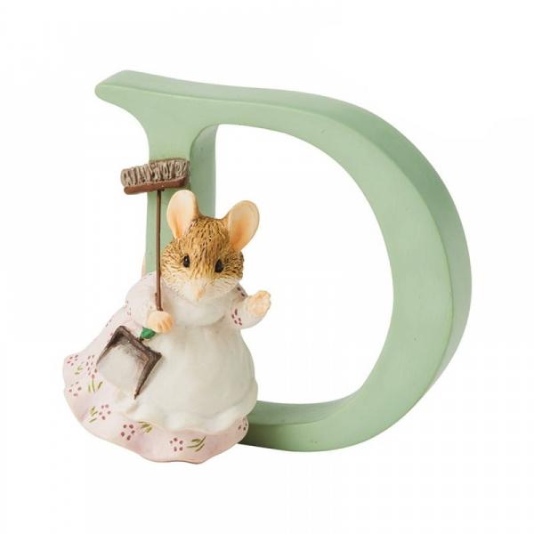 "D" Hunca Munca Sweeping Alphabet Letter - Beatrix Potter from thetraditionalgiftshop.pro