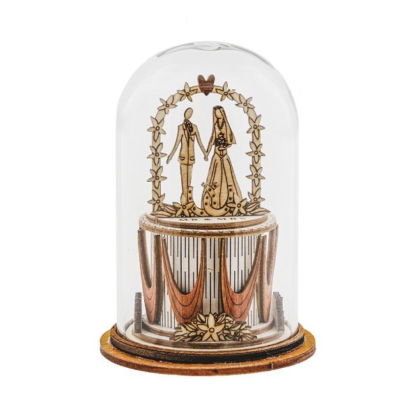 Mr & Mrs Wedding Kloche - Kloche from thetraditionalgiftshop.pro