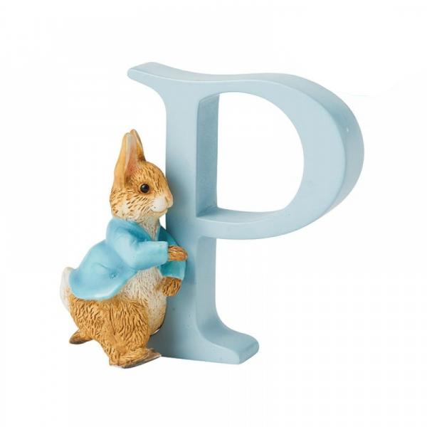 "P" Running Peter Rabbit Alphabet Letter - Beatrix Potter from thetraditionalgiftshop.pro