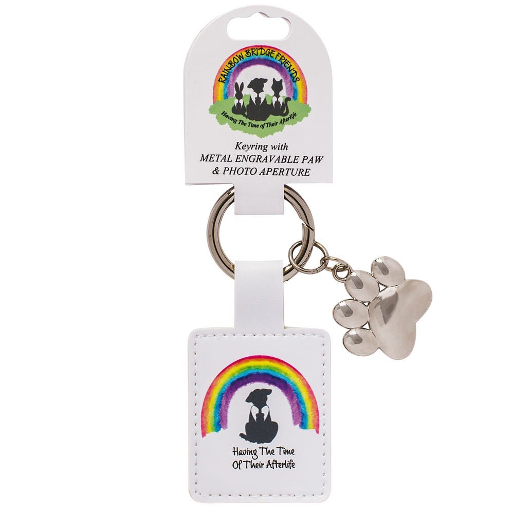Rainbow Bridge Friends Dog Memorial Keyring - Rainbow Bridge Friends from thetraditionalgiftshop.pro