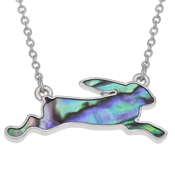 Running Hare Paua Shell Necklace - Tide Jewellery from thetraditionalgiftshop.pro