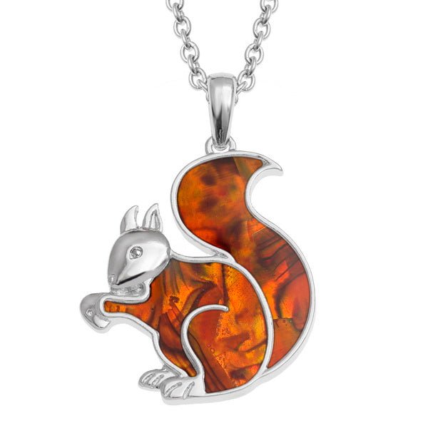 Squirrel Paua Shell Necklace - Tide Jewellery from thetraditionalgiftshop.pro