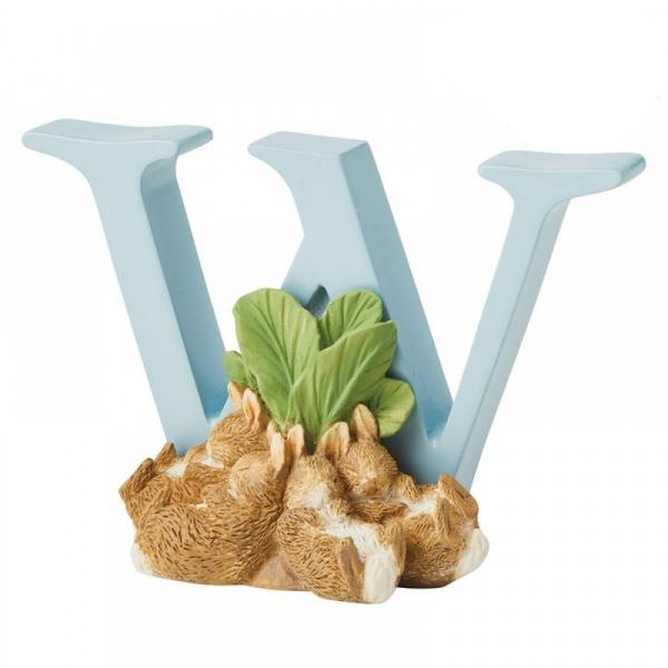 "W" Flopsy Bunnies Alphabet Letter - Beatrix Potter from thetraditionalgiftshop.pro