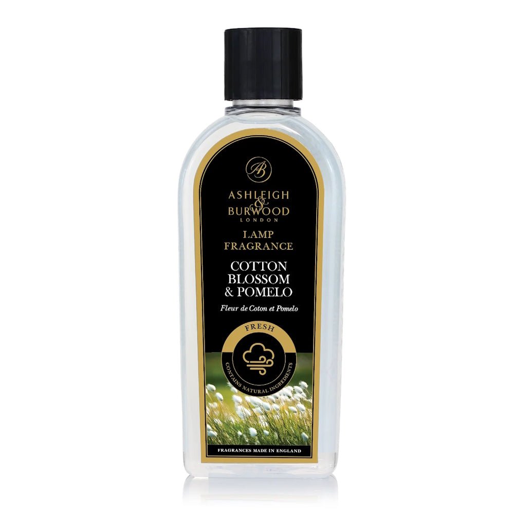 Ashleigh & Burwood Cotton Blossom & Pomelo Fragrance Lamp Oil (500ml) - Ashleigh & Burwood Fragrance Lamps from thetraditionalgiftshop.pro