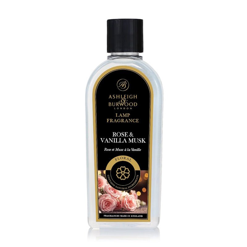Ashleigh & Burwood White Christmas (Rose & Vanilla Musk) Fragrance Lamp Oil (500ml) - Ashleigh & Burwood Fragrance Lamps from thetraditionalgiftshop.pro