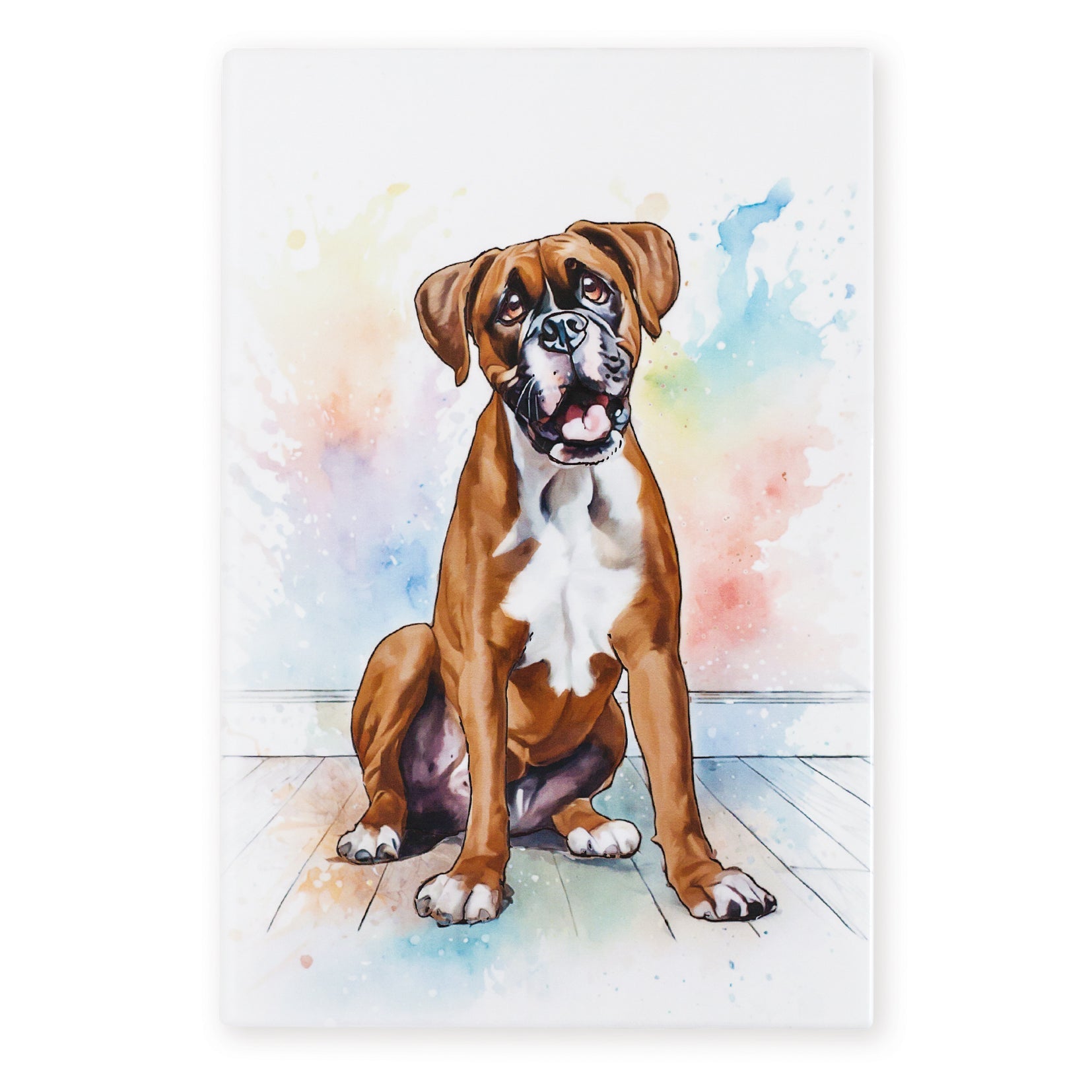 Boxer Ceramic Art Tile - Art of Arora from thetraditionalgiftshop.pro