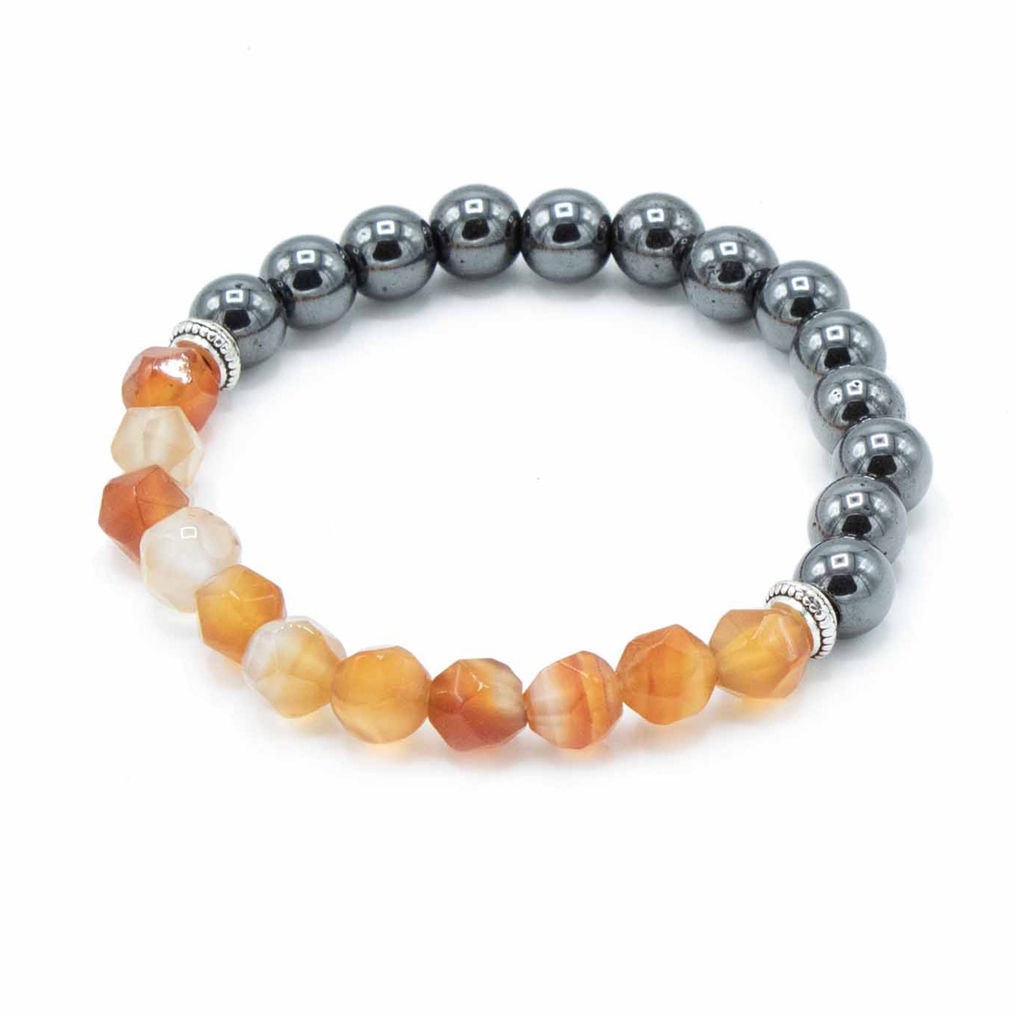 Carnelian Faceted Gemstone Bracelet - Gemstone Bracelets from thetraditionalgiftshop.pro