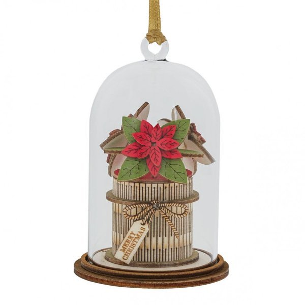 Christmas Poinsettia Hanging Kloche - Kloche from thetraditionalgiftshop.pro