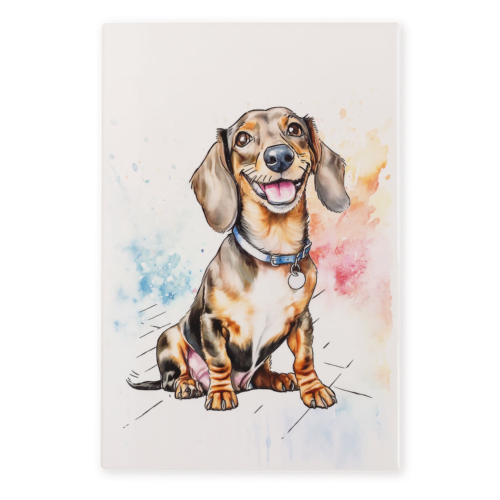 Dachshund Ceramic Art Tile - Art of Arora from thetraditionalgiftshop.pro