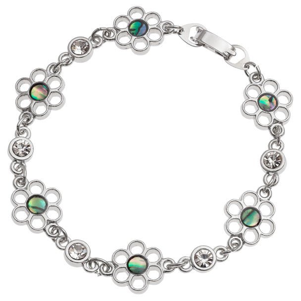 Daisy Paua Shell Bracelet - Tide Jewellery from thetraditionalgiftshop.pro