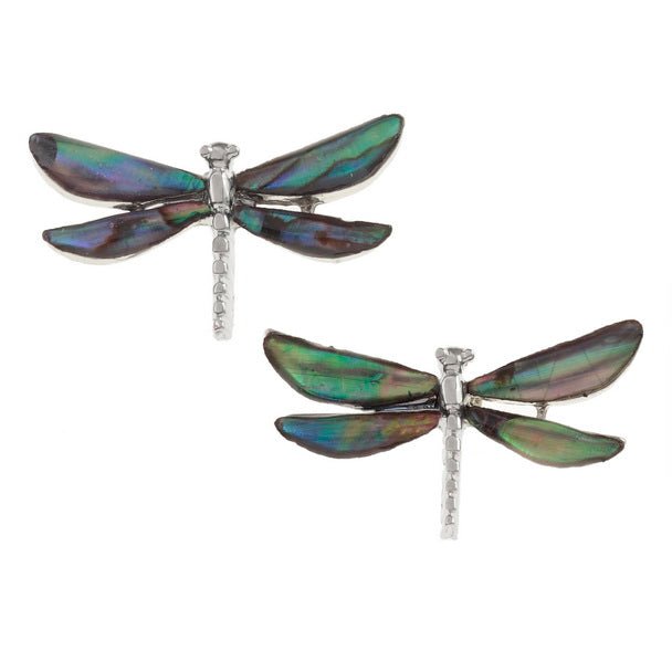 Dragonfly Paua Shell Stud Earrings - Tide Jewellery from thetraditionalgiftshop.pro