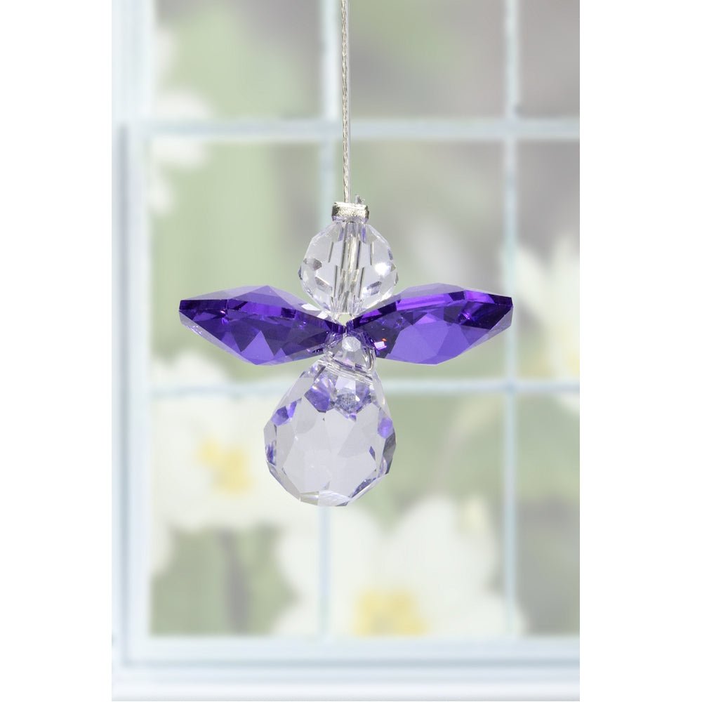 February Birthstone Crystal Guardian Angel - Amethyst (Small) - Wild Things Crystal from thetraditionalgiftshop.pro