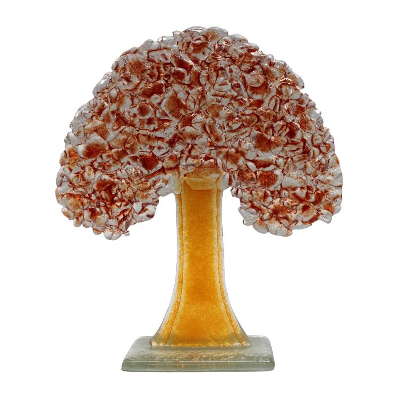 Four Seasons Tree (Autumn) Fused Glass Ornament - D&J Glassware Fused Glass from thetraditionalgiftshop.pro