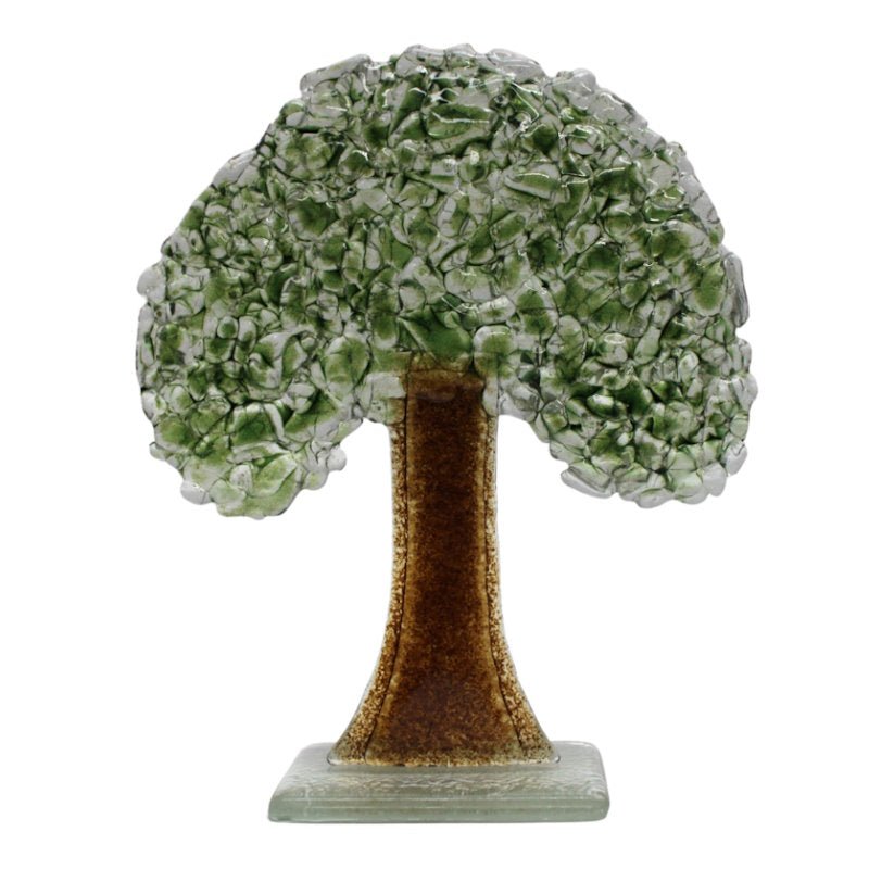 Four Seasons Tree (Summer) Fused Glass Ornament - D&J Glassware Fused Glass from thetraditionalgiftshop.pro