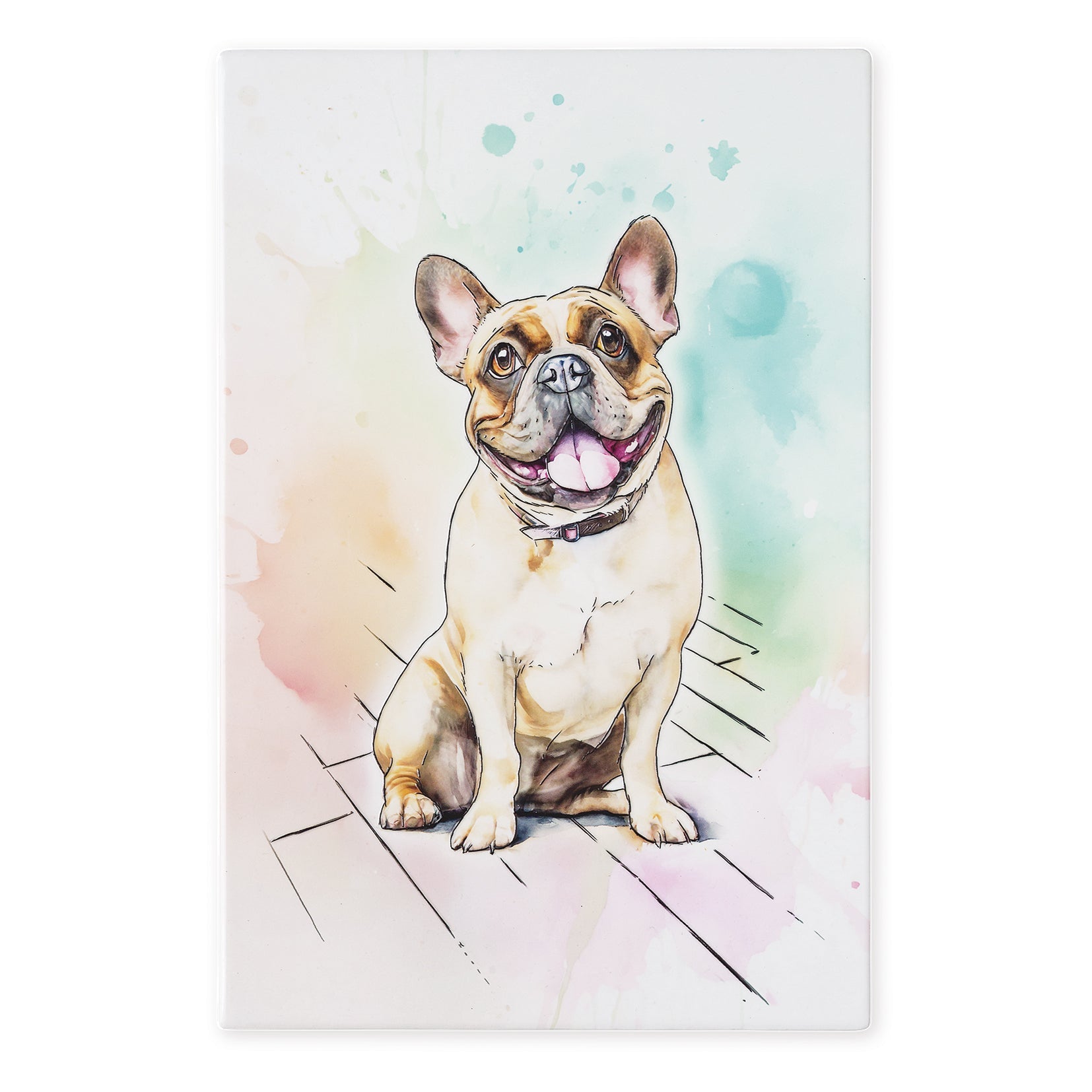 French Bulldog Ceramic Art Tile - Art of Arora from thetraditionalgiftshop.pro
