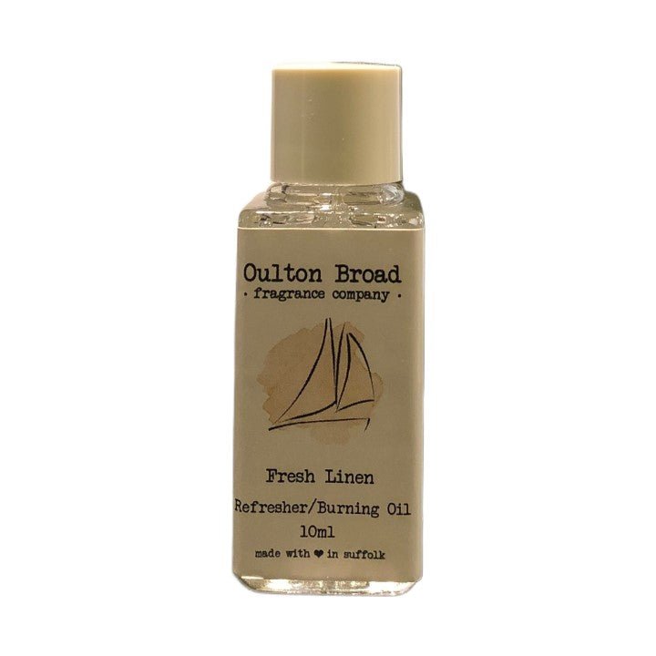 Fresh Linen Fragrance Oil (10ml) - Oulton Broad Fragrance Company from thetraditionalgiftshop.pro