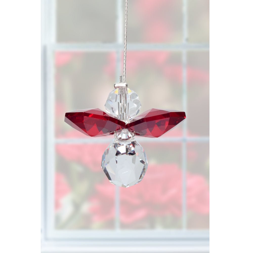 January Birthstone Crystal Guardian Angel - Garnet (Small) - Wild Things Crystal from thetraditionalgiftshop.pro