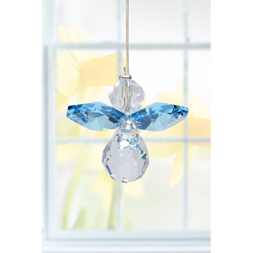March Birthstone Crystal Guardian Angel – Aquamarine (Small) - Wild Things Crystal from thetraditionalgiftshop.pro