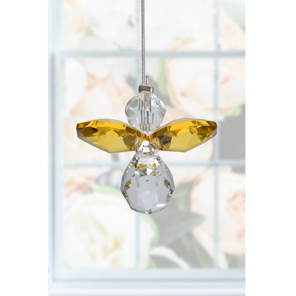 November Birthstone Crystal Guardian Angel - Topaz (Small) - Wild Things Crystal from thetraditionalgiftshop.pro