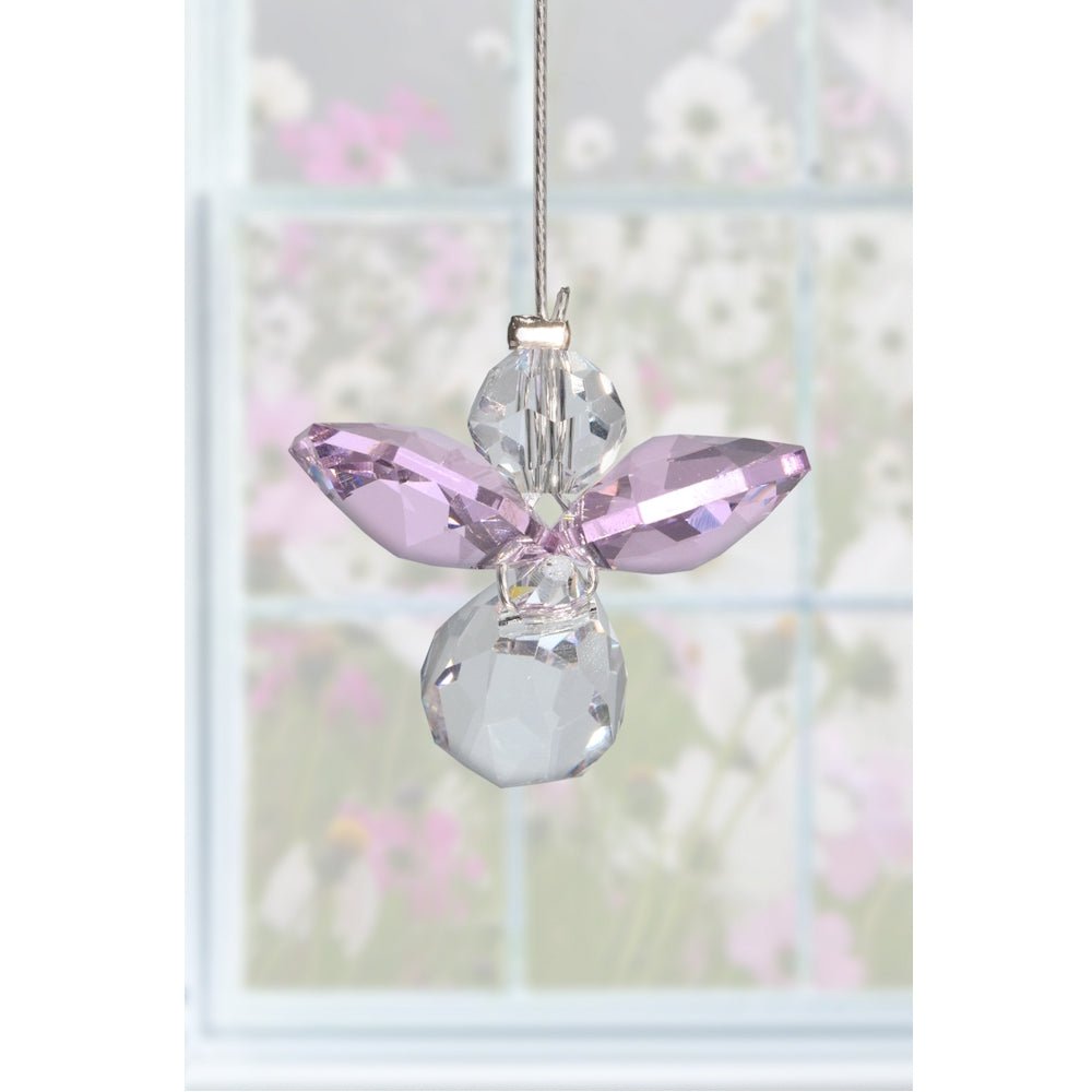October Birthstone Crystal Guardian Angel - Rose (Small) - Wild Things Crystal from thetraditionalgiftshop.pro