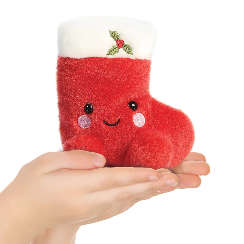 Palm Pals Holly Stocking Plush Toy - Palm Pals from thetraditionalgiftshop.pro