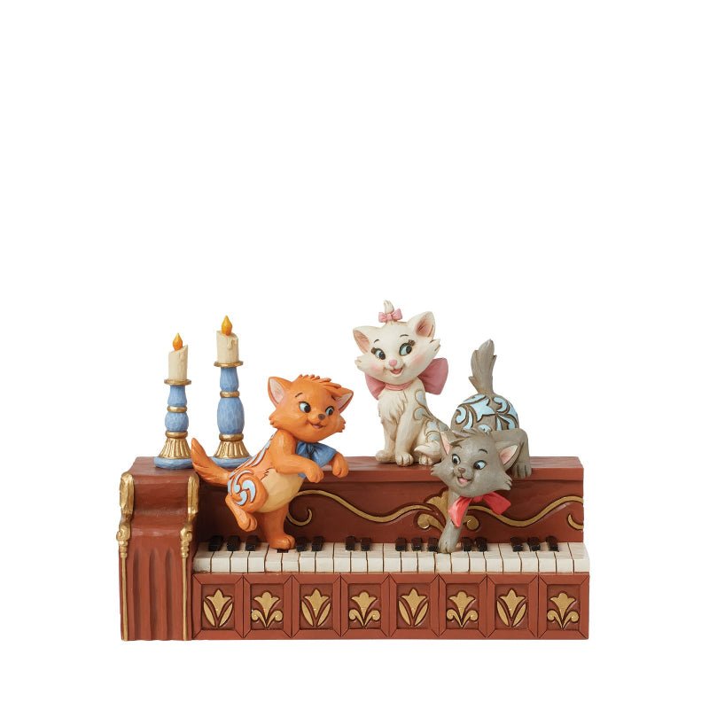Paws at Play (Aristocats Kittens on Piano) Figurine - Disney Traditions from thetraditionalgiftshop.pro