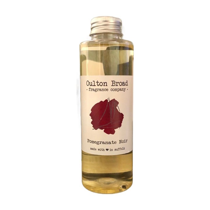 Pomegranate Noir Reed Diffuser Refill Oil - Oulton Broad Fragrance Company from thetraditionalgiftshop.pro
