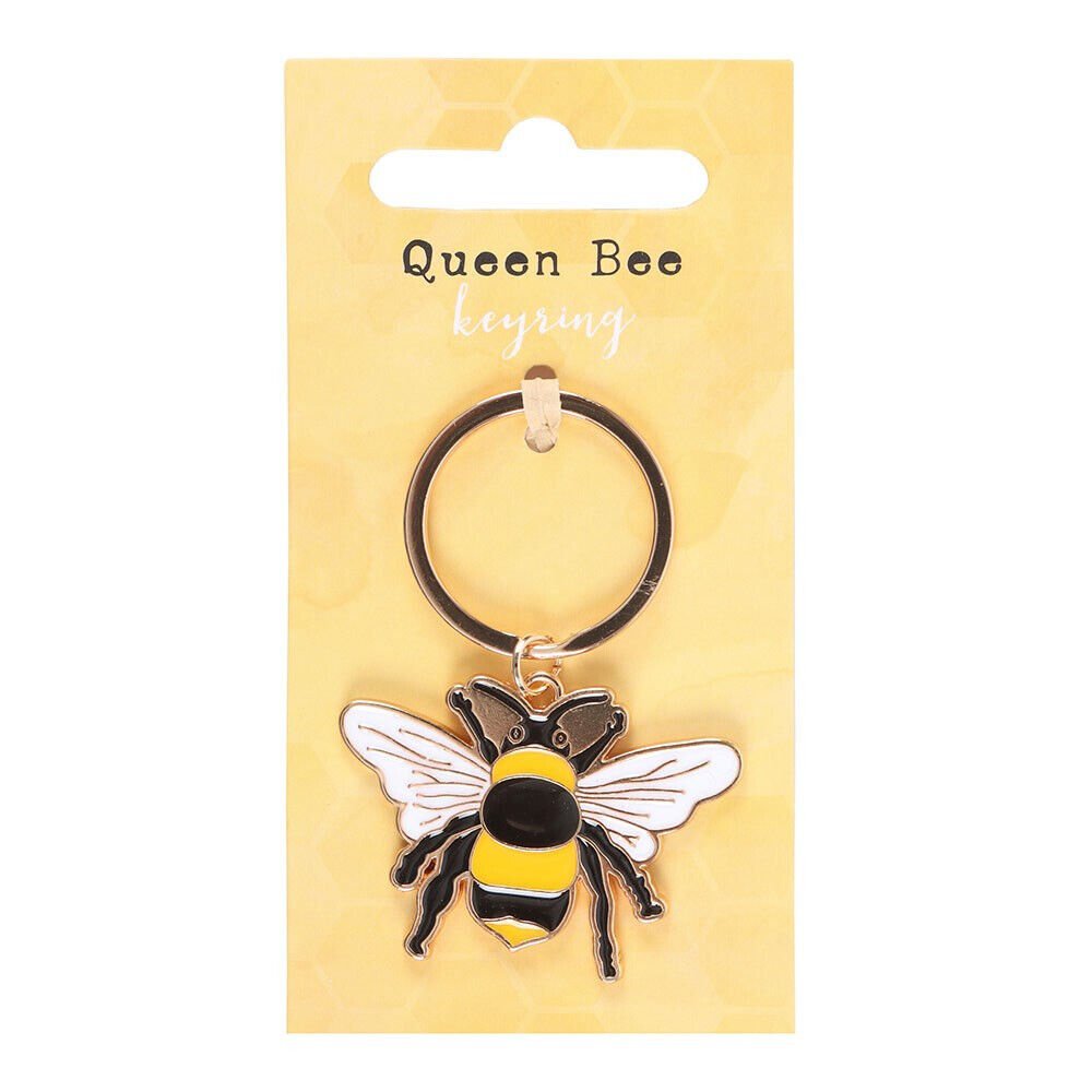 Queen Bee Enamel Keyring - Jones Home & Gift from thetraditionalgiftshop.pro