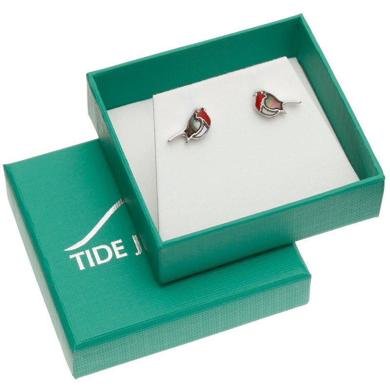 Robin Paua Shell Stud Earrings - Tide Jewellery from thetraditionalgiftshop.pro