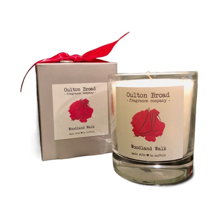 Woodland Walk Glass Jar Candle - Oulton Broad Fragrance Company from thetraditionalgiftshop.pro