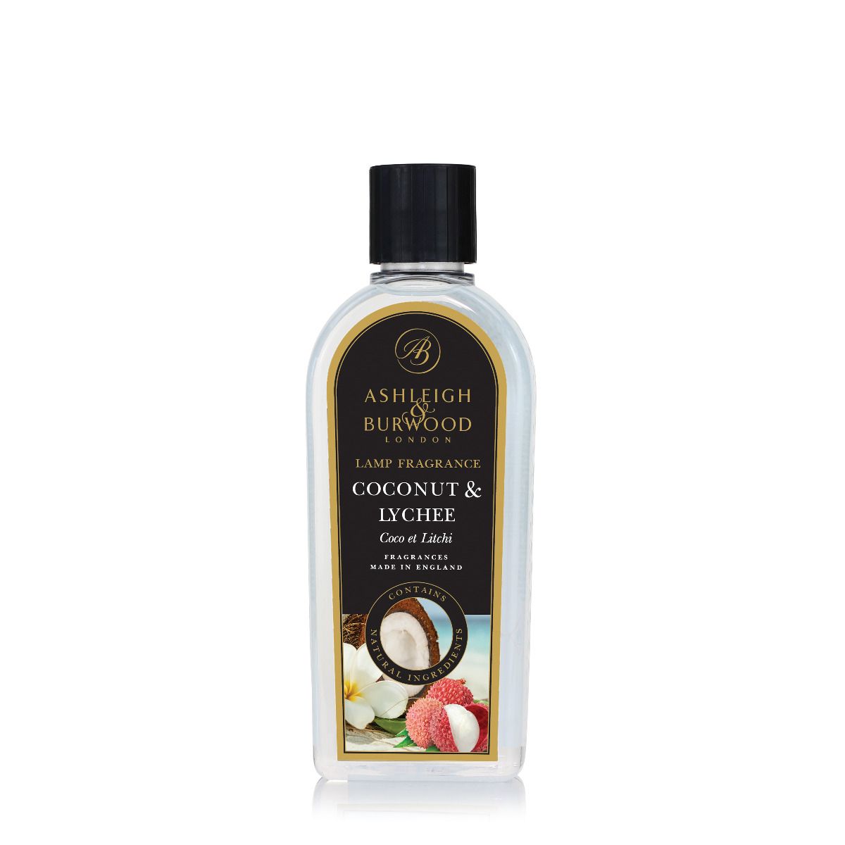 Ashleigh & Burwood Coconut & Lychee Fragrance Lamp Oil (500ml) - Ashleigh & Burwood Fragrance Lamps from thetraditionalgiftshop.pro