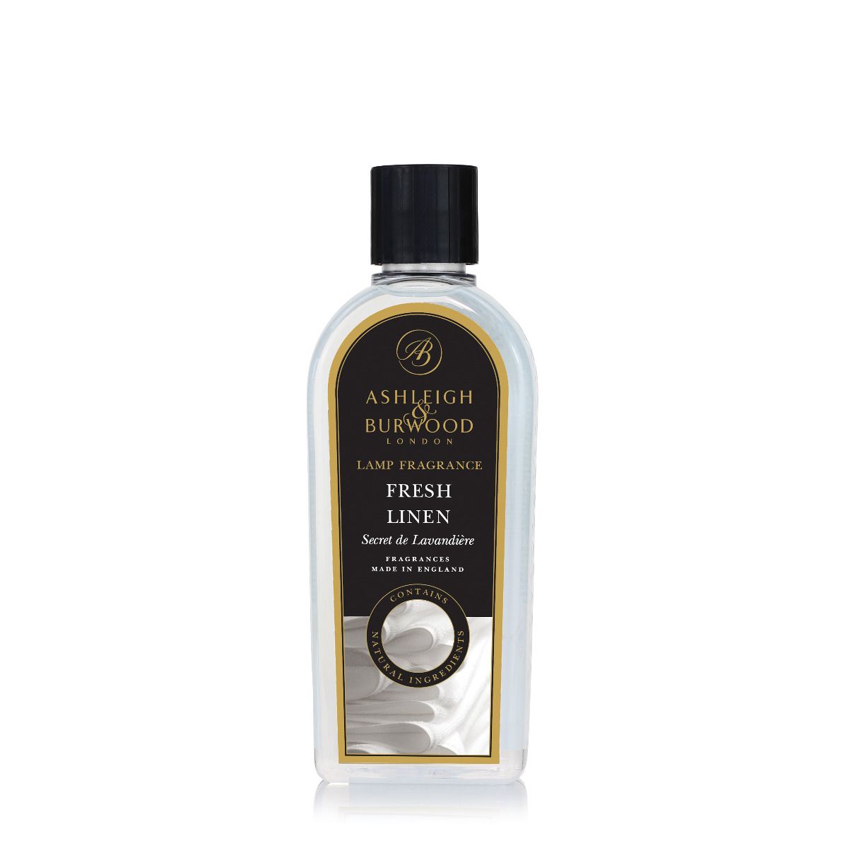 Ashleigh & Burwood Fresh Linen Fragrance Lamp Oil (500ml) - Ashleigh & Burwood Fragrance Lamps from thetraditionalgiftshop.pro