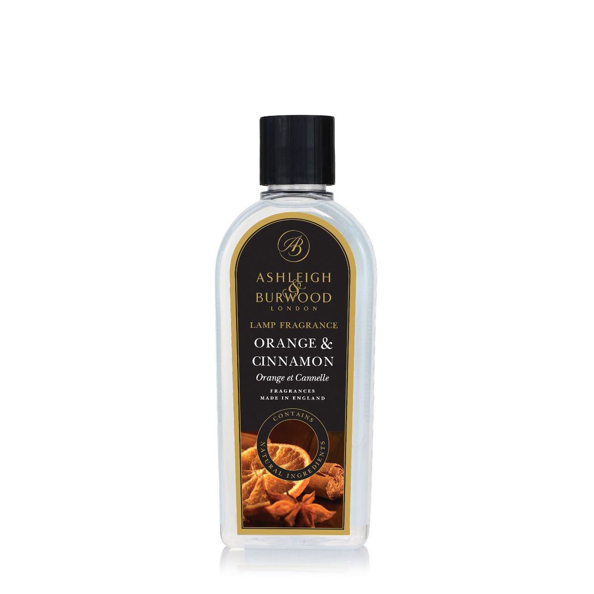 Ashleigh & Burwood Orange & Cinnamon Fragrance Lamp Oil (500ml) - Ashleigh & Burwood Fragrance Lamps from thetraditionalgiftshop.pro