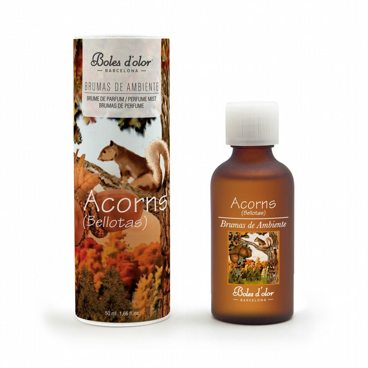 Boles d'olor Acorns (Bellotas) Brumas de Ambiente Essence (50ml) - Boles d'olor Fragrance Mist Oils & Mist Diffusers from thetraditionalgiftshop.pro