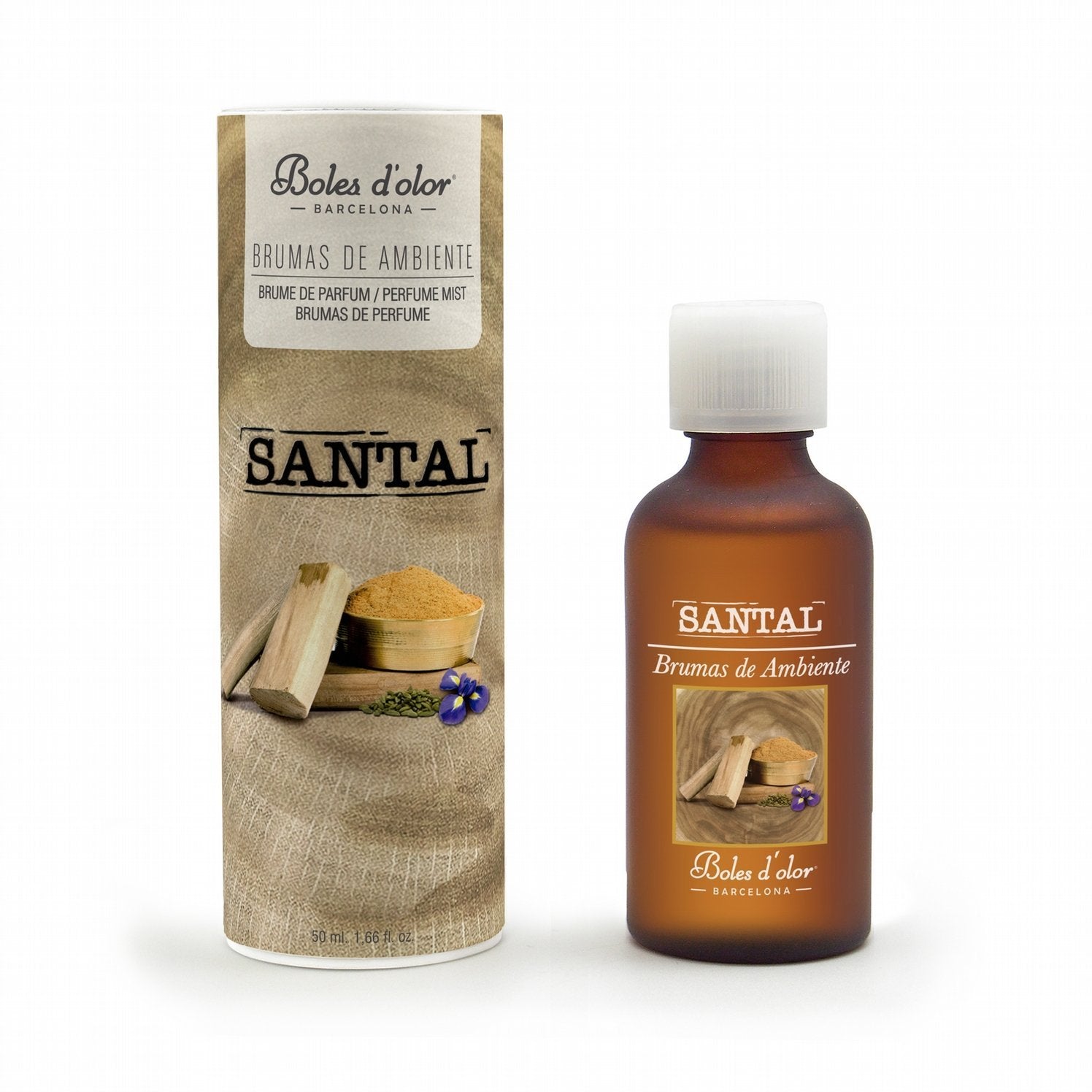 Boles d'olor Sandalwood (Santal) Brumas de Ambiente Essence (50ml) - Boles d'olor Fragrance Mist Oils & Mist Diffusers from thetraditionalgiftshop.pro