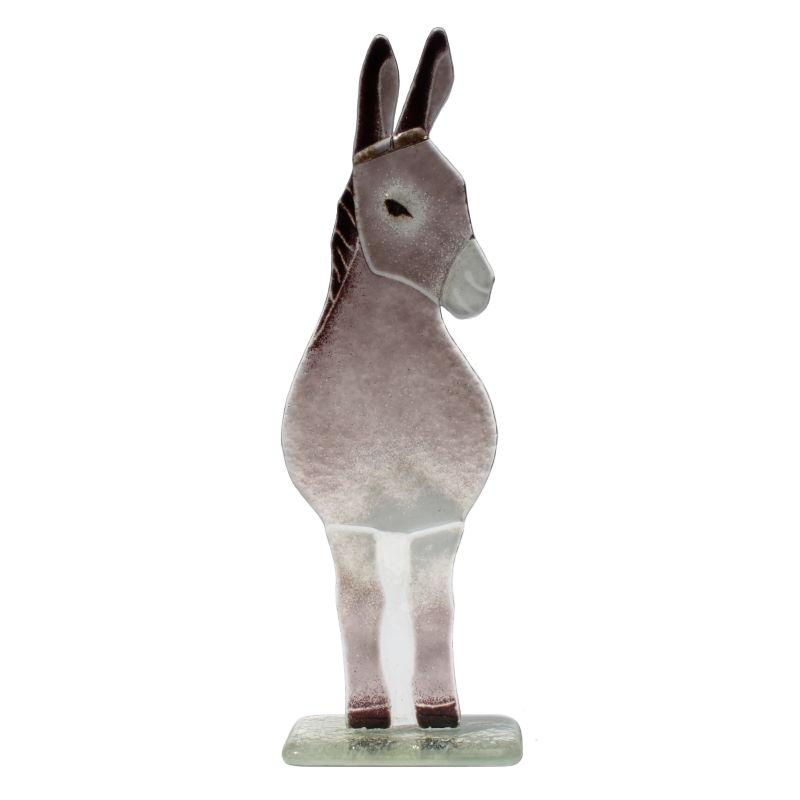 Dillon the Donkey Fused Glass Ornament - D&J Glassware Fused Glass from thetraditionalgiftshop.pro
