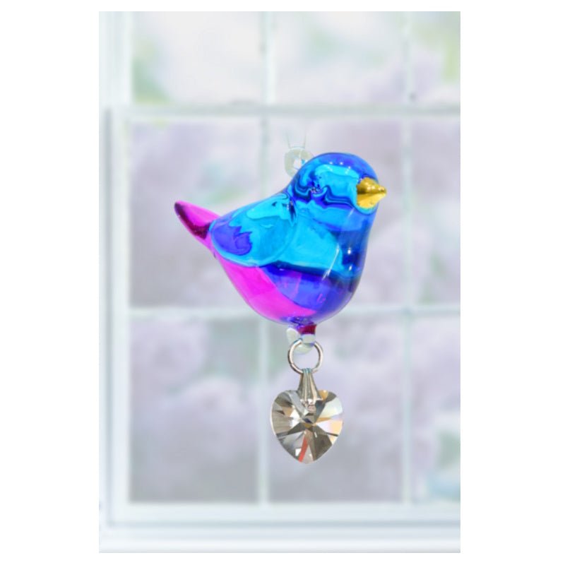 Fantasy Glass Pretty Little Bird - Evening Song - Wild Things Crystal from thetraditionalgiftshop.pro
