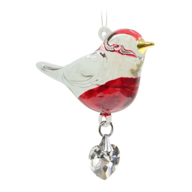 Fantasy Glass Pretty Little Bird - Robin - Wild Things Crystal from thetraditionalgiftshop.pro